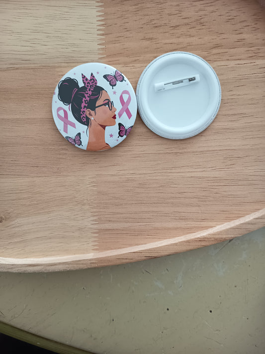 Badge Octobre Rose personnalisé – Édition 2026