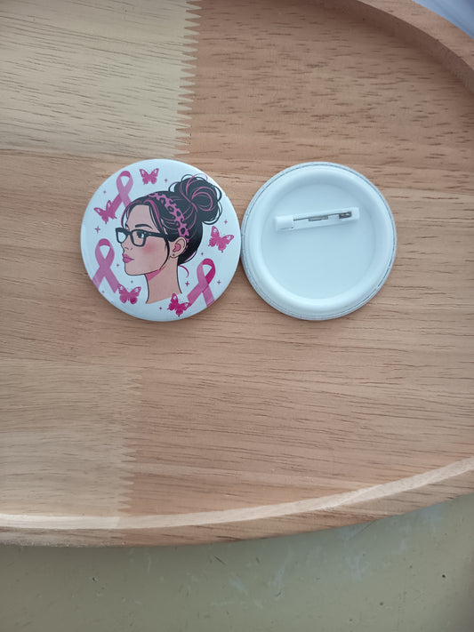 Badge Octobre Rose personnalisé – Édition 2026